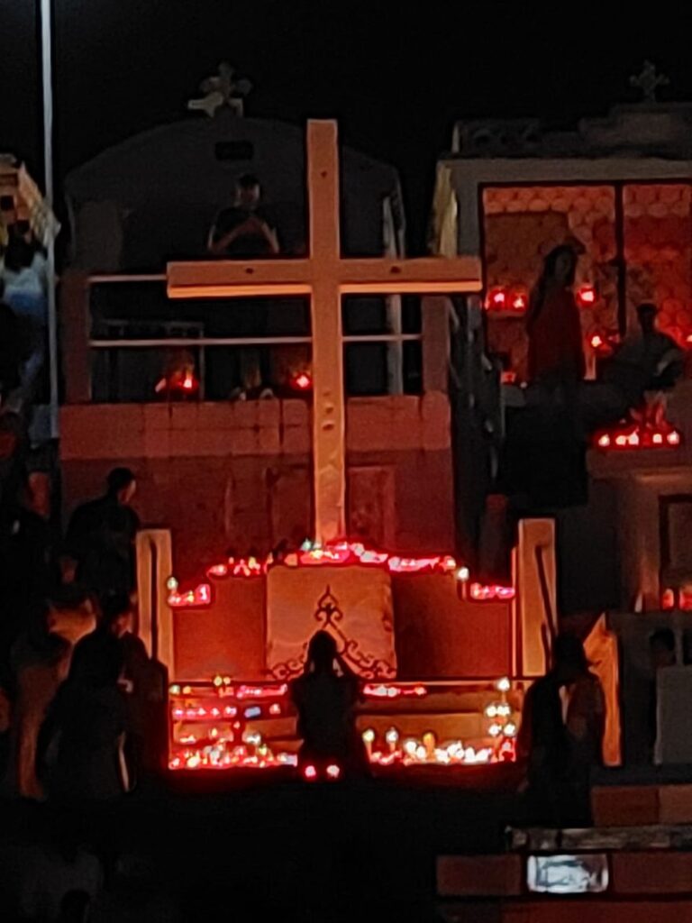 Illumination Cimetière Morne à l'eau